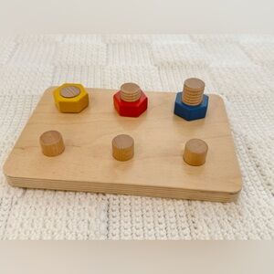 Monti Kids Wooden Bolt Board
